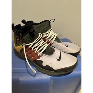 NIKE AIR PRESTO MID UTILITY CARBON GREEN-BLACK-GHOST SZ 12
